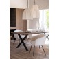 Silla de metal blanco 60*61*75 cm
