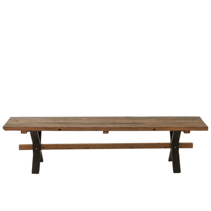 Panca invecchiata in legno marrone 180x35x45 cm Panca invecchiata in legno marrone 180x35x45 cm