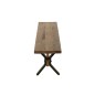 Panca invecchiata in legno marrone 180x35x45 cm Panca invecchiata in legno marrone 180x35x45 cm