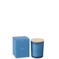 Bougie parfumée « Embruns Marins » dans pot bleu 10.5x10.5x14 cm Bougie parfumée « Embruns Marins » dans pot bleu 10.5x10.5x14 cm