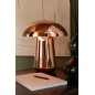 Lampada a fungo in metallo rame 35x35x43 cm