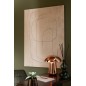 Lampada a fungo in metallo rame 35x35x43 cm