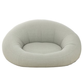 Materasso a ciambella in polipropilene grigio 150x175x75 cm