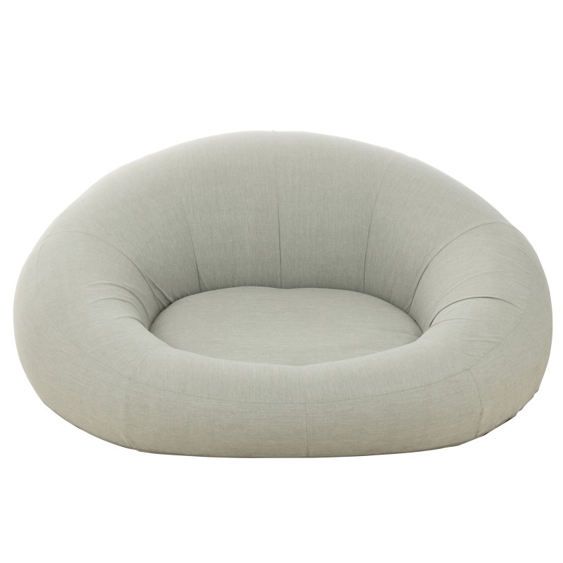 Matelas donut en polypropylène gris 150x175x75 cm Matelas donut en polypropylène gris 150x175x75 cm