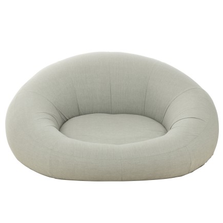 Materasso a ciambella in polipropilene grigio 150x175x75 cm