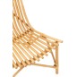 Silla de ratán natural beige 77 x 80 x 84 cm Silla de ratán natural beige 77 x 80 x 84 cm