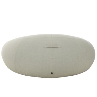 Matelas donut en polypropylène gris 150x175x75 cm