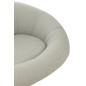 Matelas donut en polypropylène gris 150x175x75 cm