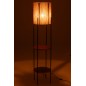 Lampada scaffale in metallo nero 38x38x160 cm