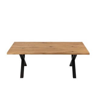 Gambe di tavolo in metallo nero 86x12x73 cm