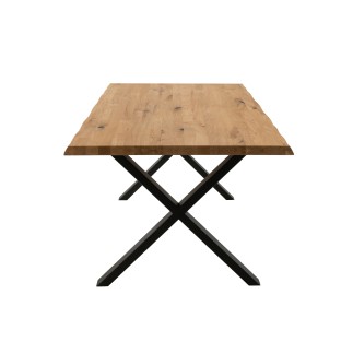 Gambe di tavolo in metallo nero 86x12x73 cm