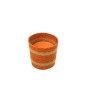 Bougie parfumée 45h en paraffine orange 12x12x11.5 cm Bougie parfumée 45h en paraffine orange 12x12x11.5 cm