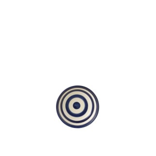 Copa de cerámica azul marino 14 x 14 x 6 cm