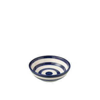 Coppetta in ceramica blu navy 14x14x6 cm