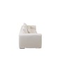 Housse fauteuil et coussins en Textile Blanc 330x105x70cm