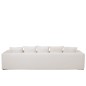 Housse fauteuil et coussins en Textile Blanc 330x105x70cm