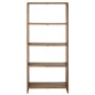 Bibliothèque 4 étagères en bois teck recyclé naturel 88x35x190 cm Bibliothèque 4 étagères en bois teck recyclé naturel 88x35x190 cm