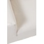 Housse fauteuil et coussins en Textile Blanc 330x105x70cm