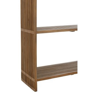 Bibliothèque 4 étagères en bois teck recyclé naturel 88x35x190 cm