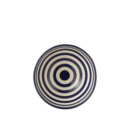 Insalatiera in ceramica blu navy 28x28x14 cm