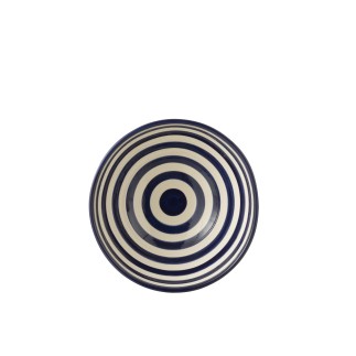 Saladier en céramique bleu marine 28x28x14 cm