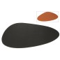 Set de table pierre en plastique noir 44x37x1 cm Set de table pierre en plastique noir 44x37x1 cm