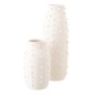 Jarrón de cerámica blanco 22 x 22 x 57,5 cm Jarrón de cerámica blanco 22 x 22 x 57,5 cm