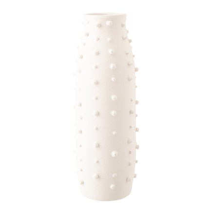 Vaso in ceramica bianco 22x22x57,5 cm