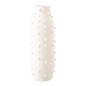 Jarrón de cerámica blanco 22 x 22 x 57,5 cm Jarrón de cerámica blanco 22 x 22 x 57,5 cm