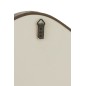 Specchio irregolare bordo in legno marrone 88x79 cm Specchio irregolare bordo in legno marrone 88x79 cm