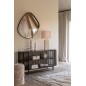 Specchio irregolare bordo in legno marrone 88x79 cm Specchio irregolare bordo in legno marrone 88x79 cm