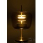 Lampe led en verre marron 35x35x58 cm