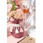 Verre à vin avec bord doré transparent H22cm Verre à vin avec bord doré transparent H22cm