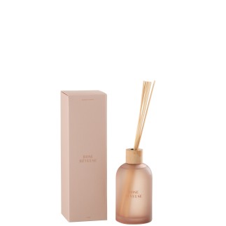 Diffusore di essenze «Rose Rêveuse» 250ml in vetro 7.5x7.5x27.5 cm