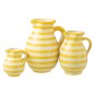 Caraffa in ceramica gialla 20x20x26 cm Caraffa in ceramica gialla 20x20x26 cm