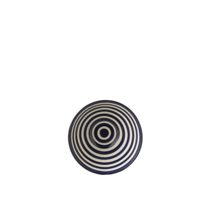Insalatiera in ceramica blu navy 22x22x10 cm