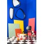 Miroir irrégulier en Verre Noir 33x89x6,8cm Miroir irrégulier en Verre Noir 33x89x6,8cm