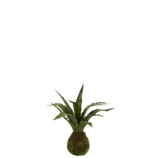 Planta de lengua de suegra sintética verde de 32x30x35 cm