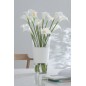 Bouquet de 8 calla lily artificiel en plastique blanc 20x11x37 cm Bouquet de 8 calla lily artificiel en plastique blanc 20x11x37 cm