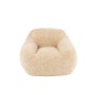 Sofa en textile beige 99x98x75 cm Sofa en textile beige 99x98x75 cm