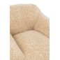 Sofa en textile beige 99x98x75 cm Sofa en textile beige 99x98x75 cm