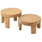 Set di 2 tavoli rotondi in legno naturale 50x50x35 cm
Set di 2 tavoli rotondi in legno naturale 50x50x35 cm