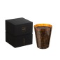 Vela perfumada de 95 horas en tarro de vidrio marrón de 15.5x15.5x18.5 cm Vela perfumada de 95 horas en tarro de vidrio marrón de 15.5x15.5x18.5 cm
