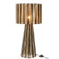 Candeeiro em cordas castanhas 36x36x69 cm Candeeiro em cordas castanhas 36x36x69 cm