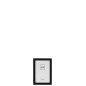 Cadre photo en bois blanc 17x2x12 cm Cadre photo en bois blanc 17x2x12 cm