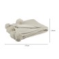 Coperta con pompon in poliestere beige scuro 173x126 cm
Coperta con pompon in poliestere beige scuro 173x126 cm
