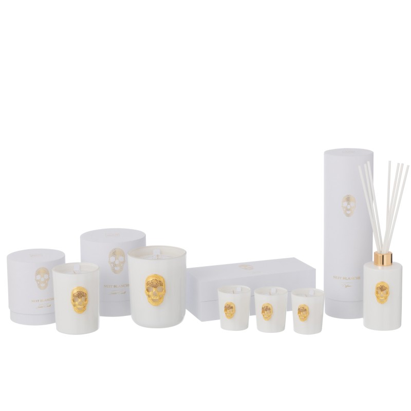 Óleo perfumado em parafina branca 8,5 x 8 x 28 cm