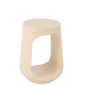 Tavolino in legno di mango beige 35x35x46 cm Tavolino in legno di mango beige 35x35x46 cm
