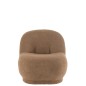 Pouf en Textile Marron 78x88x72cm Pouf en Textile Marron 78x88x72cm