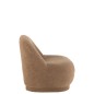 Pouf en Textile Marron 78x88x72cm Pouf en Textile Marron 78x88x72cm
